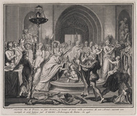 KG 11584
<br/>
Doop van Clovis
<br/>
<em>Picart, Bernard (1673-1733)</em>